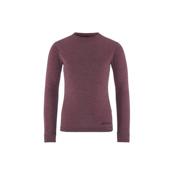Craft Dětské termoprádlo Core Wool Merino JR růžové