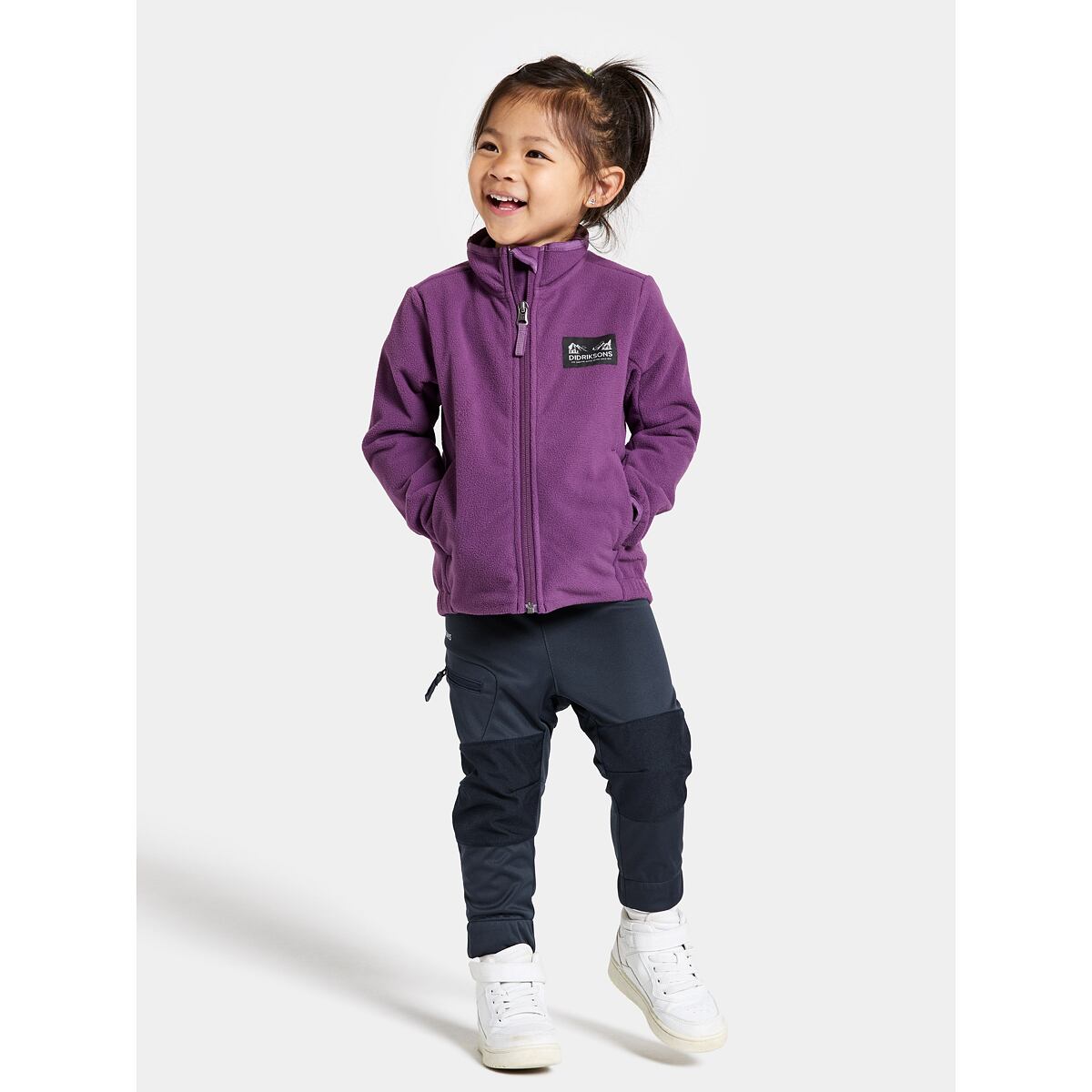 Didriksons Dětské softshellové kalhoty Lovet navy