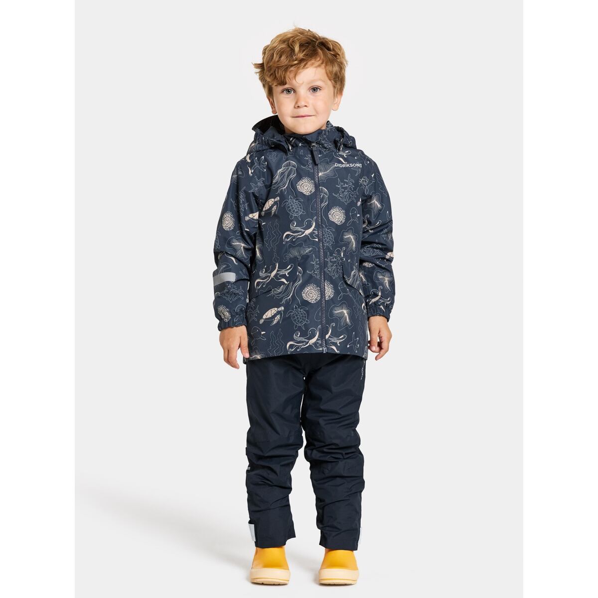 Didriksons Dětská nepromokavá bunda Norma ocean navy - ROSTOUCÍ