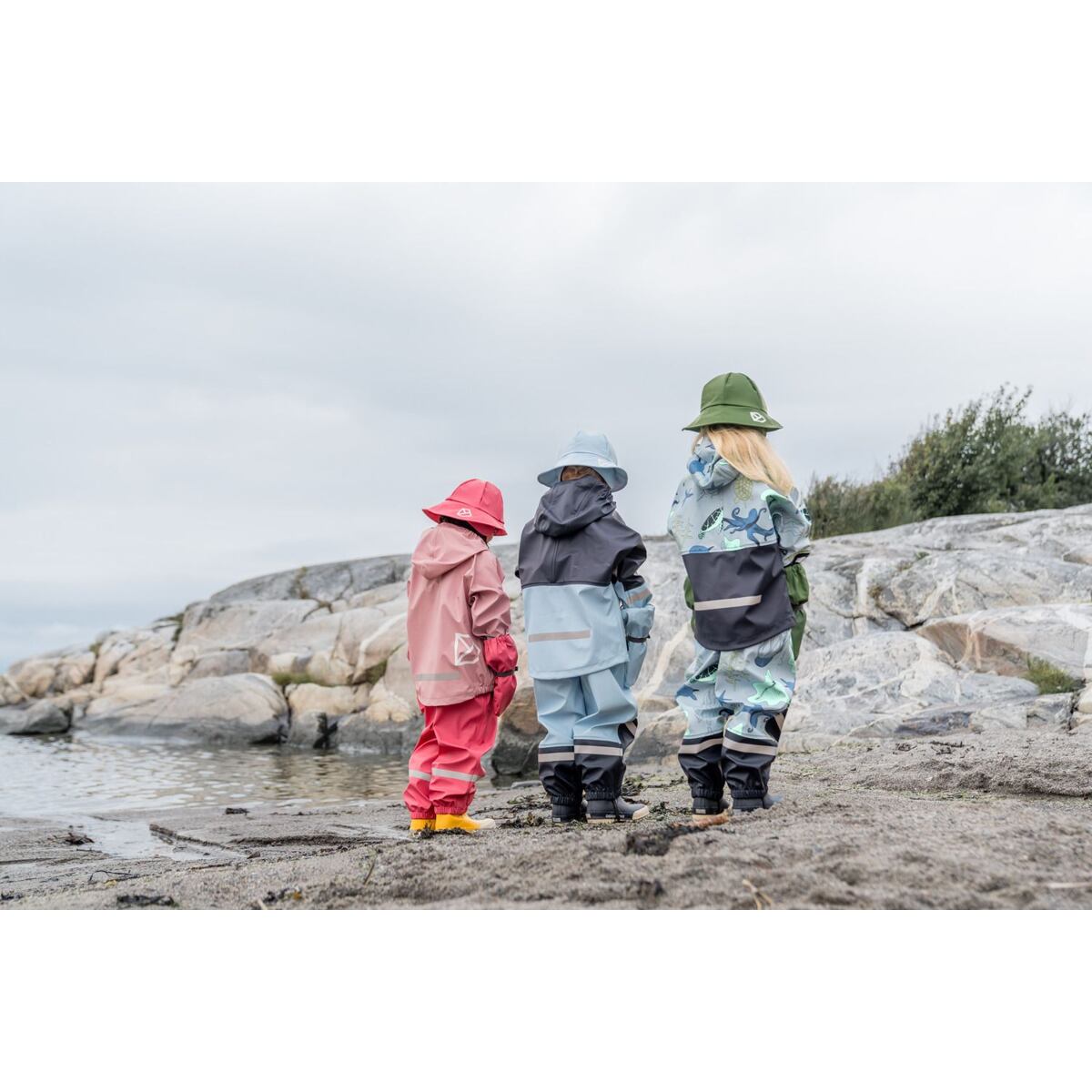 Didriksons Dětské rukavice do deště Glove 5 dusty azalea velikost rukavic