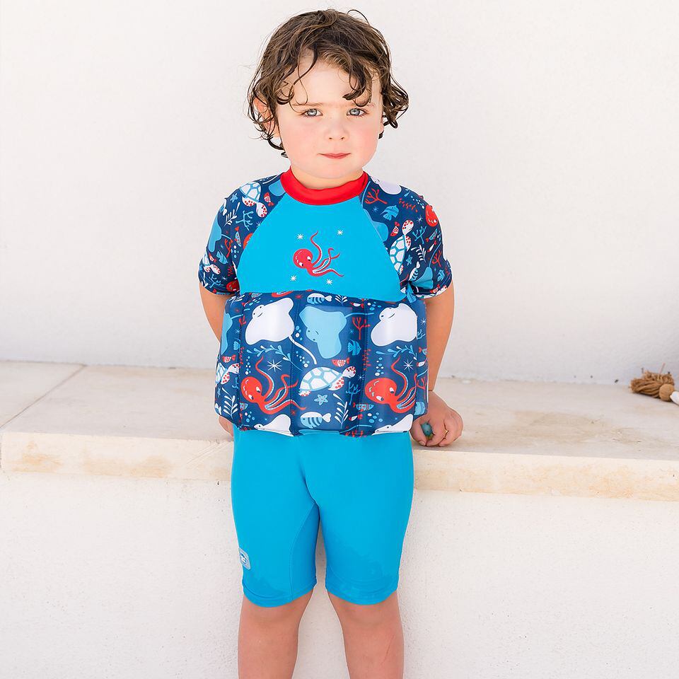 Splash About Dětský plováček s krátkým rukávem Sea Life