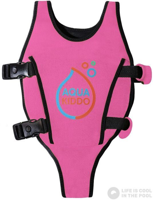 AquaKiddo Dětská plavecká vesta Swim Vest - pink