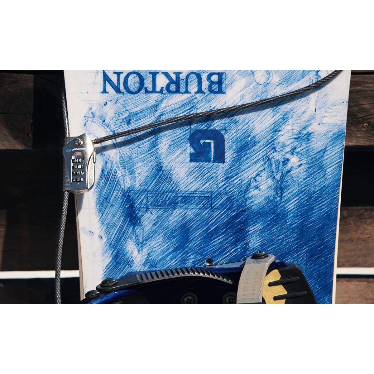 LifeVenture Bezpečnostní odolný zámek Sliding Cable Lock 200 cm