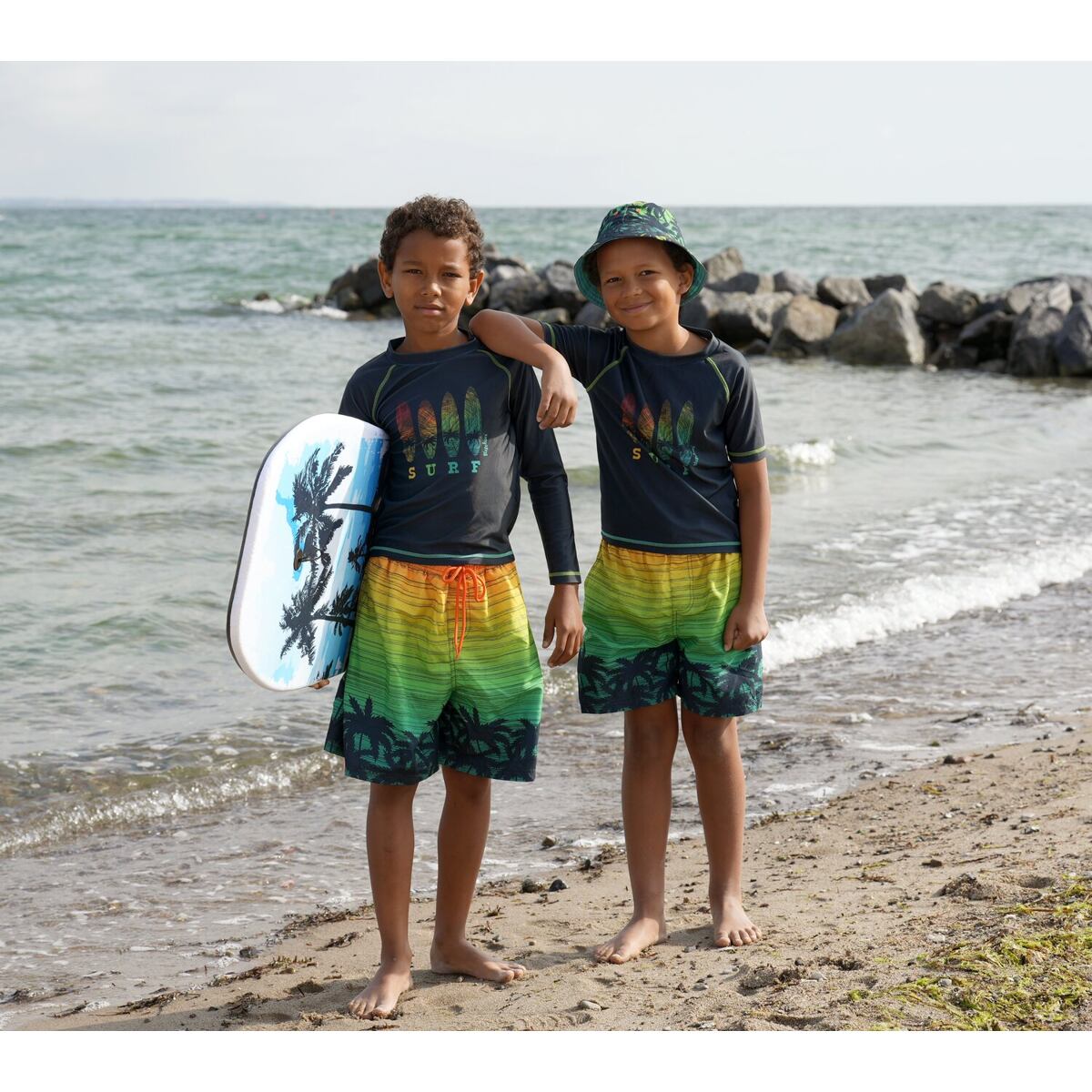 Playshoes Dětské UV tričko Surf - dlouhý rukáv