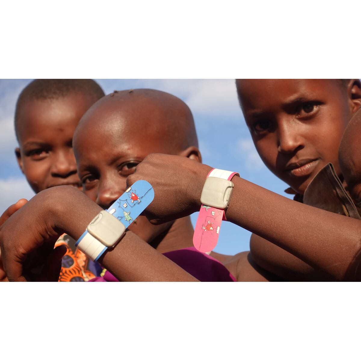 Promaledobrodruhy Dětský identifikační náramek - růžový