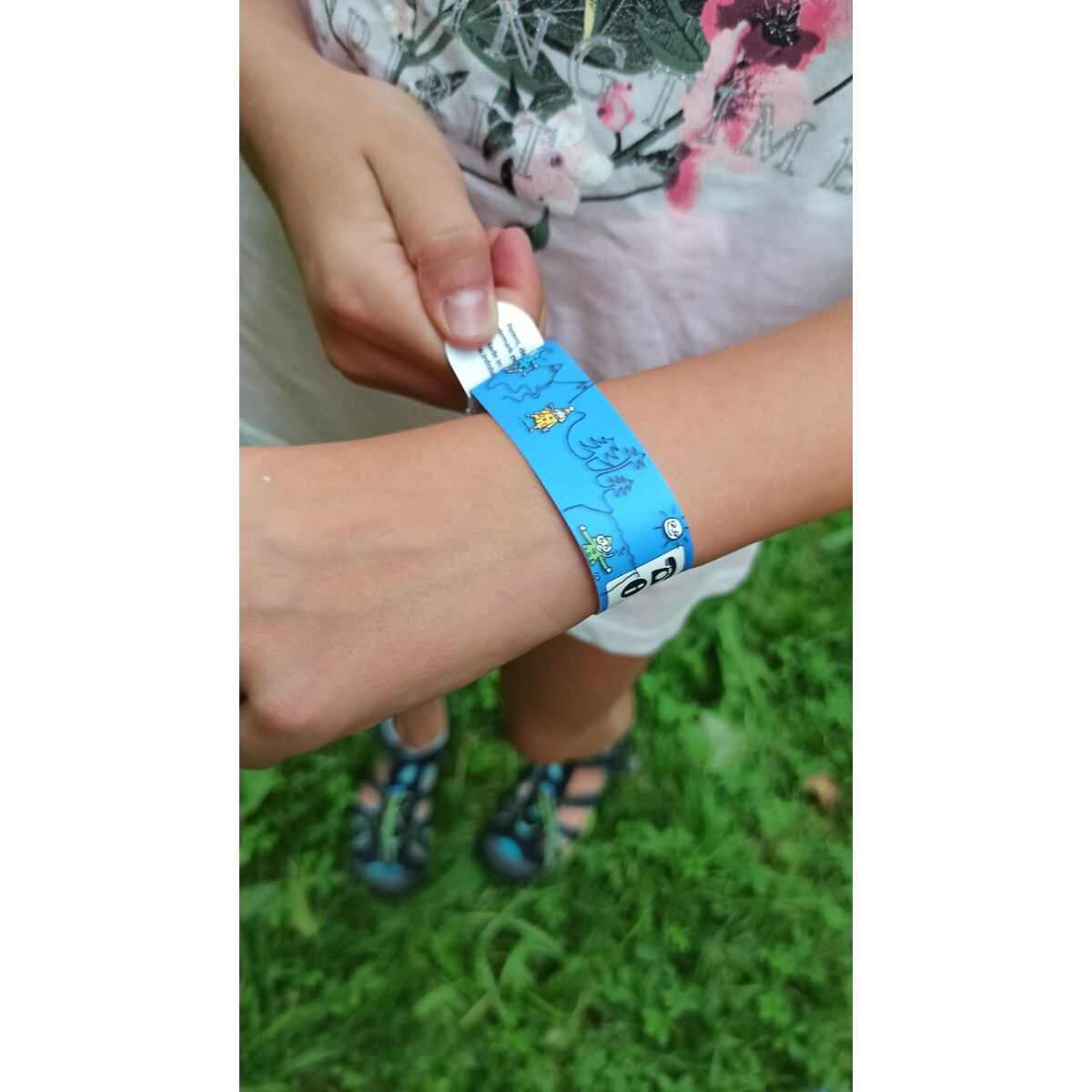 Promaledobrodruhy Dětský identifikační náramek - modrý