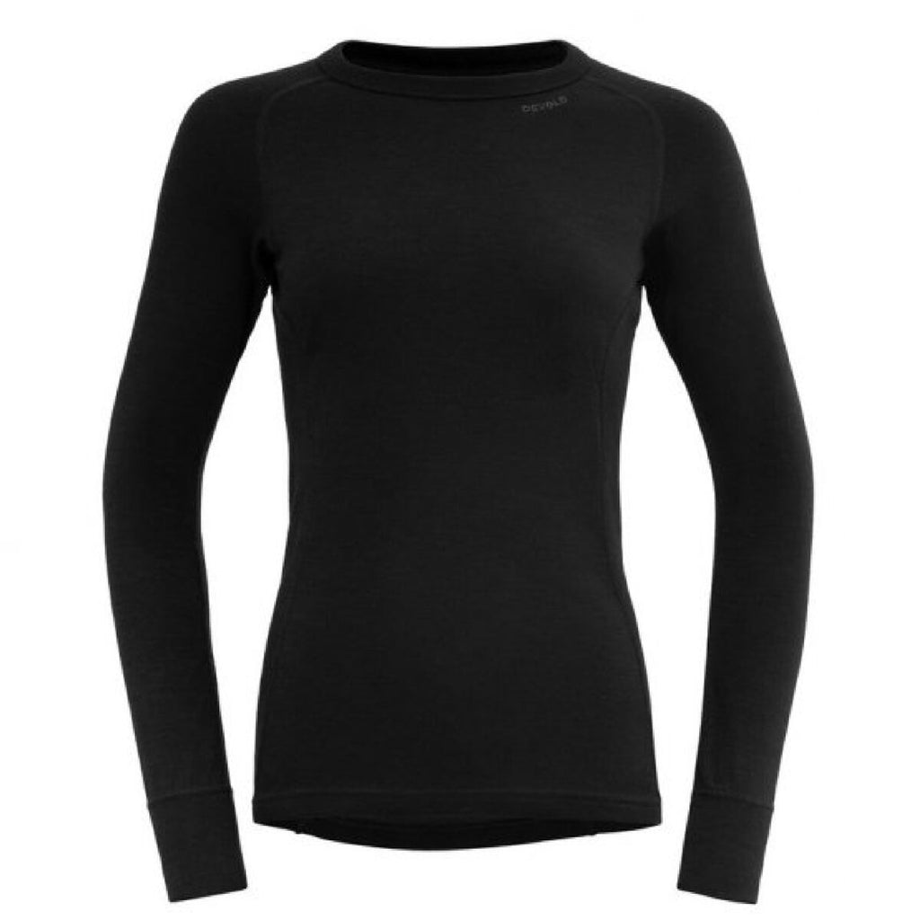 Devold Dámské funkční tričko s merinem Duo Active black s dlouhým rukávem