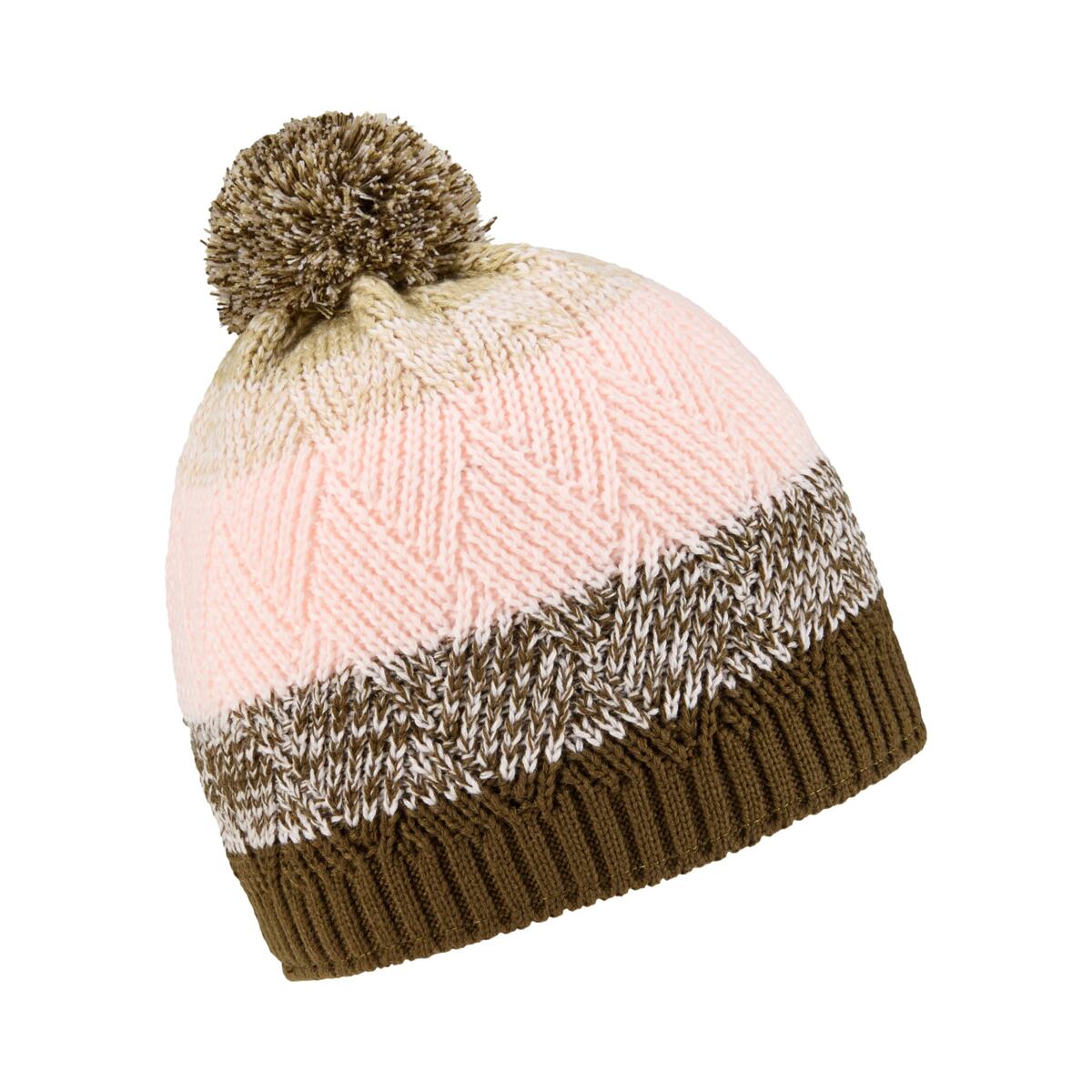 Ziener Zimní čepice Ixia s bambulí - shell pink