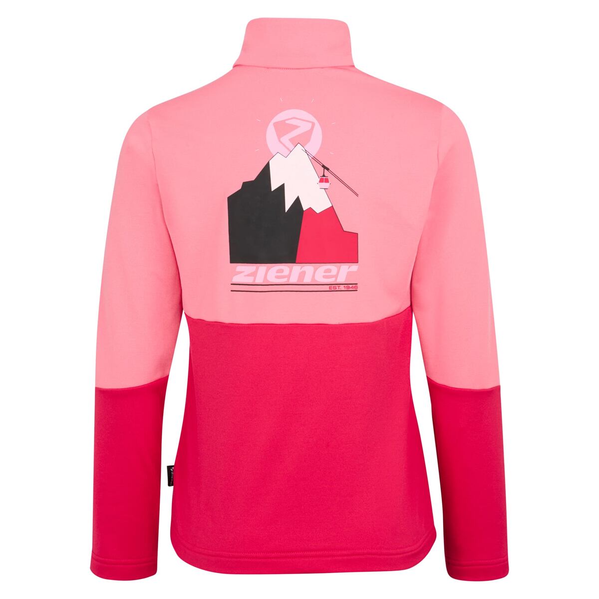 Ziener Dětská funkční mikina Jarps Jr - pink