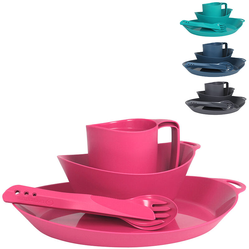 LifeVenture Sada nádobí Ellipse 4-Piece set purple