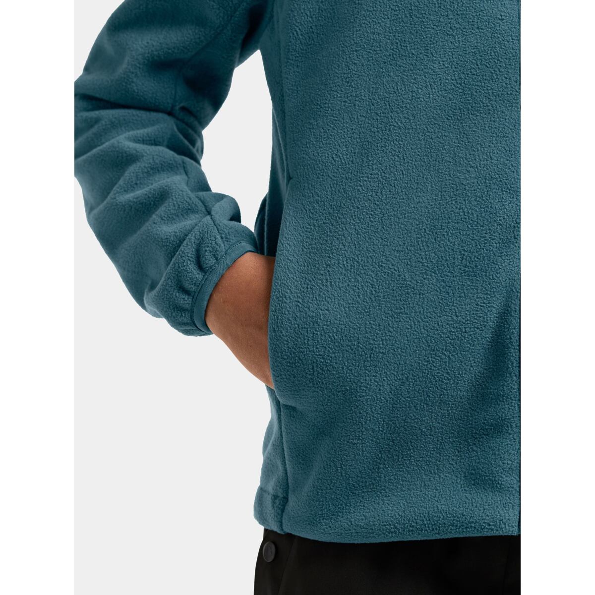 Didriksons Větruodolná dětská fleecová mikina Malakit star blue