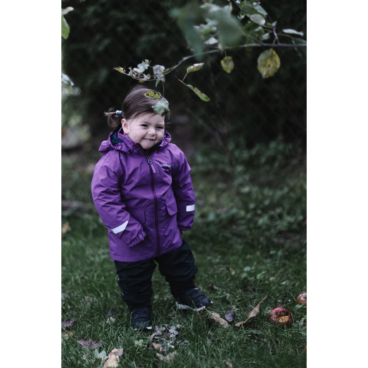 Didriksons Dětská nepromokavá bunda Norma grape - ROSTOUCÍ