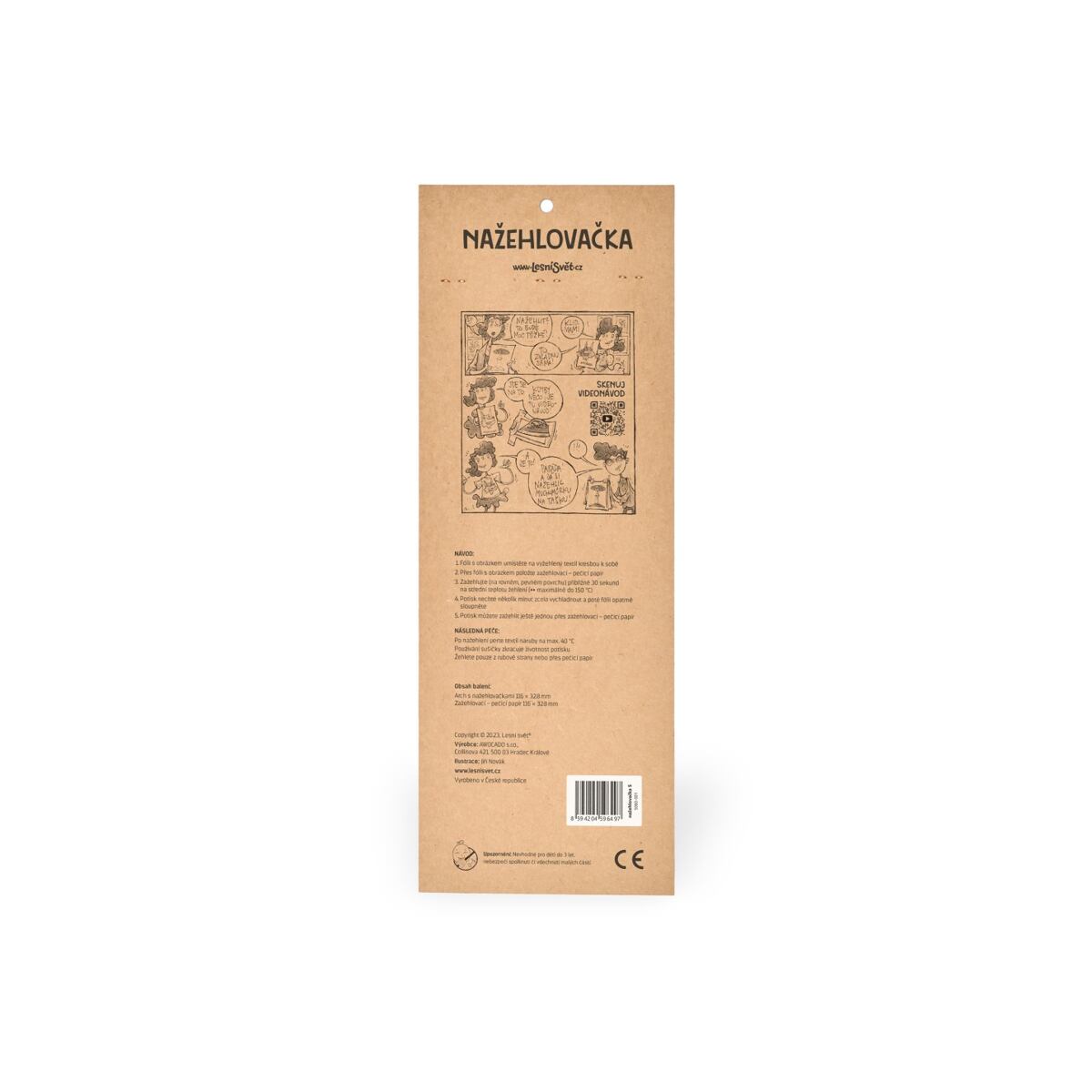 Lesní svět Nažehlovačka S - Vlci