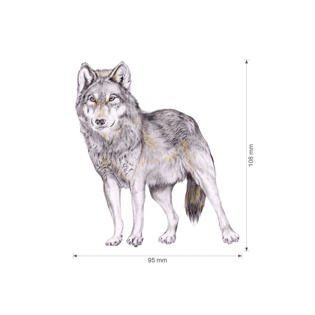 Lesní svět Nažehlovačka S - Vlci