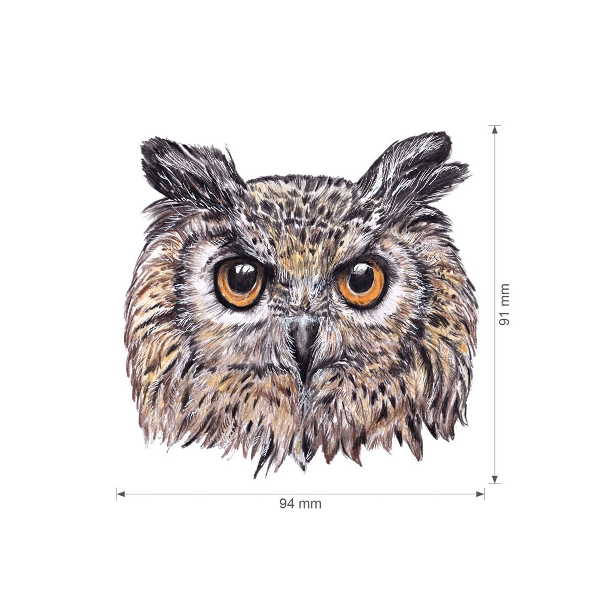 Lesní svět Nažehlovačka S - Mix rys, medvěd, výr