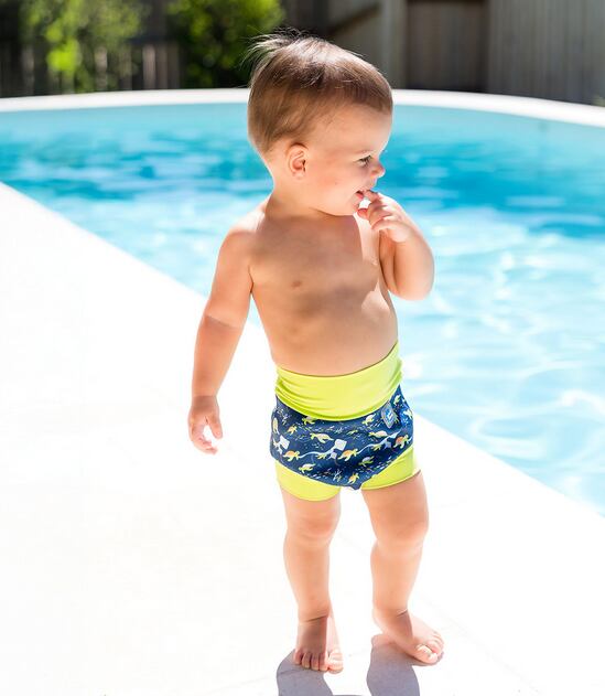 Splash About Dětské plenkové plavky Happy Nappy Turtle Tide