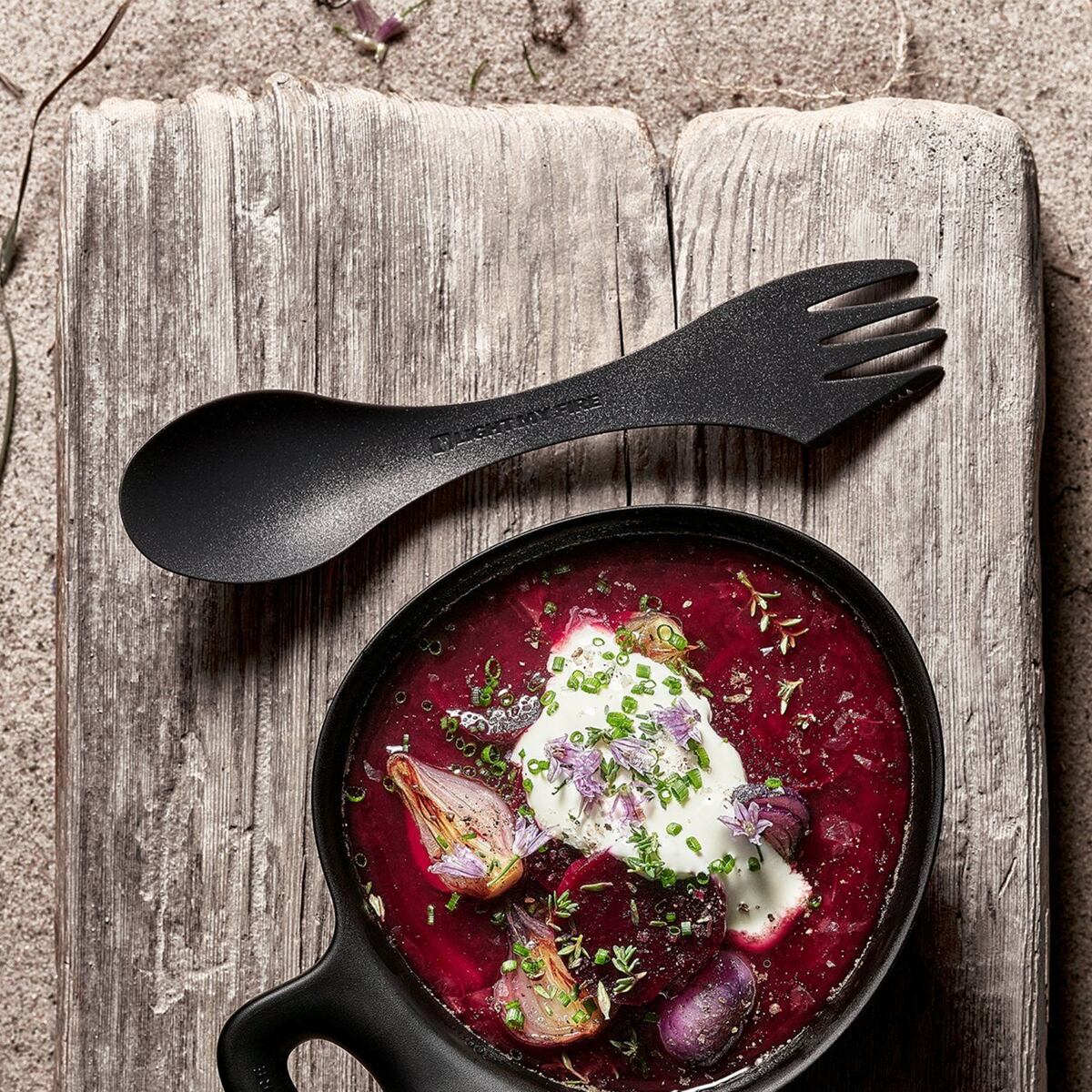 Light my fire Cestovní sada nádobí Outdoor MealKit 2.0 hazyblue