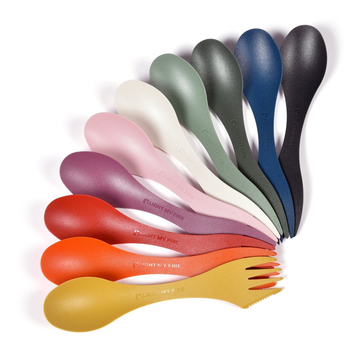 Light my fire Cestovní příbor Swedish Spork original 10-pack multicolor