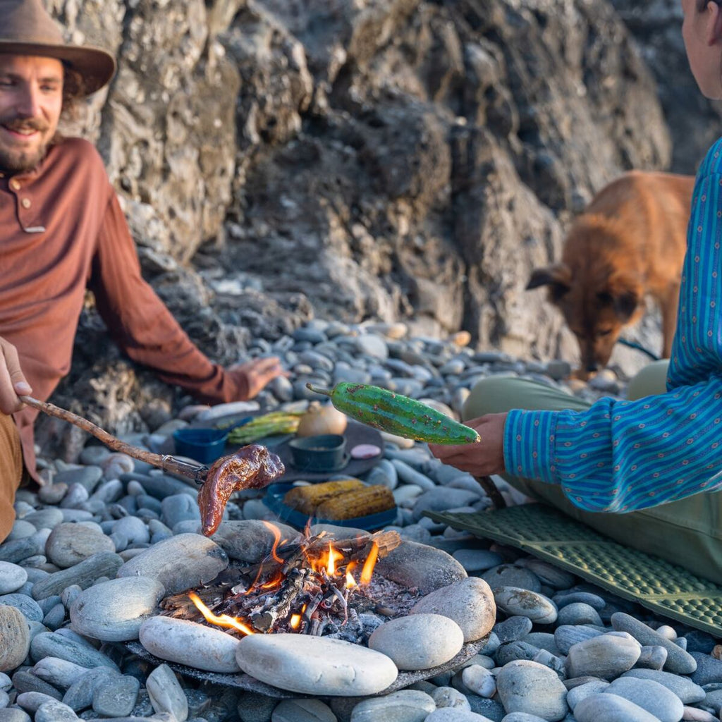 Light my fire 3dílná sada na rozdělání ohně FireLighting Kit 3pcs sandygreen/cocoshell - křesadlo