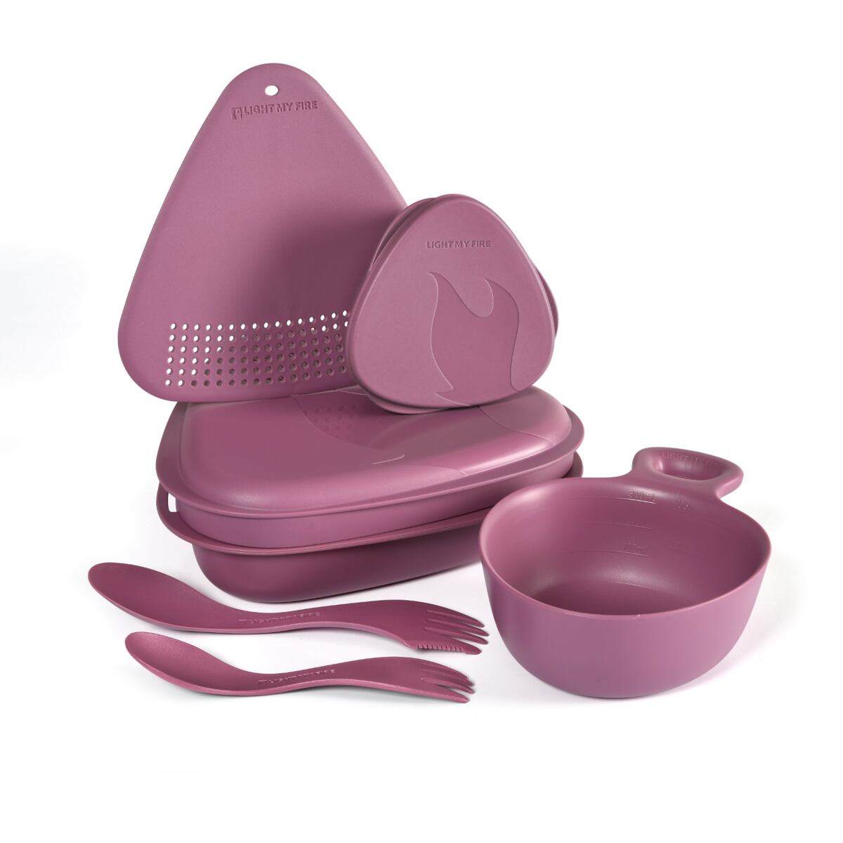 Light my fire Cestovní sada nádobí Outdoor MealKit 2.0 mistypurple