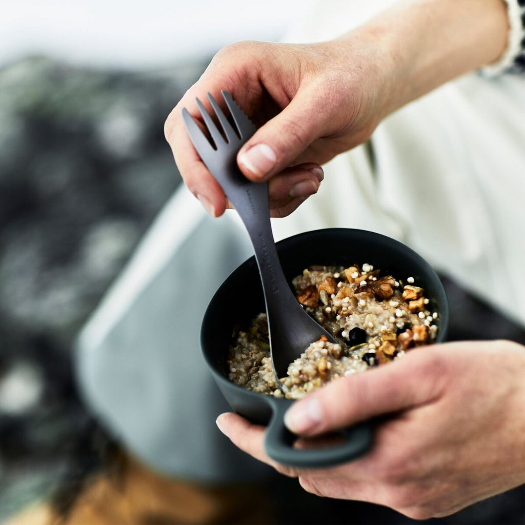 Light my fire Cestovní miska s uchem Swedish Kåsa slatyblack