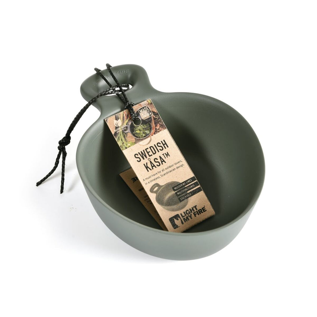Light my fire Cestovní miska s uchem Swedish Kåsa sagegreen