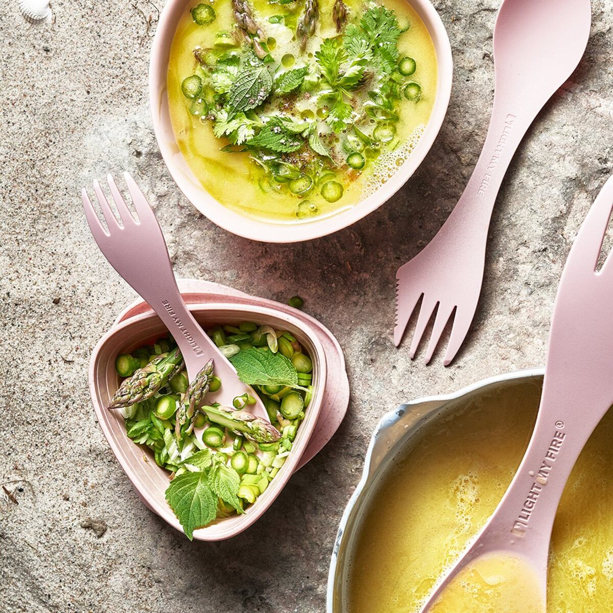 Light my fire Cestovní příbor Swedish Spork original 4-pack nature