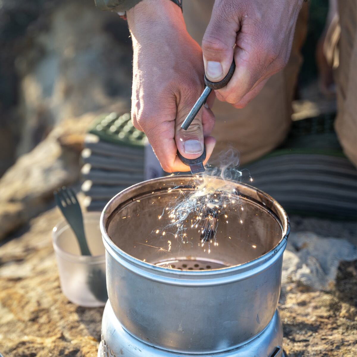 Light my fire Křesadlo Swedish FireSteel scout 2in1 cocoshell