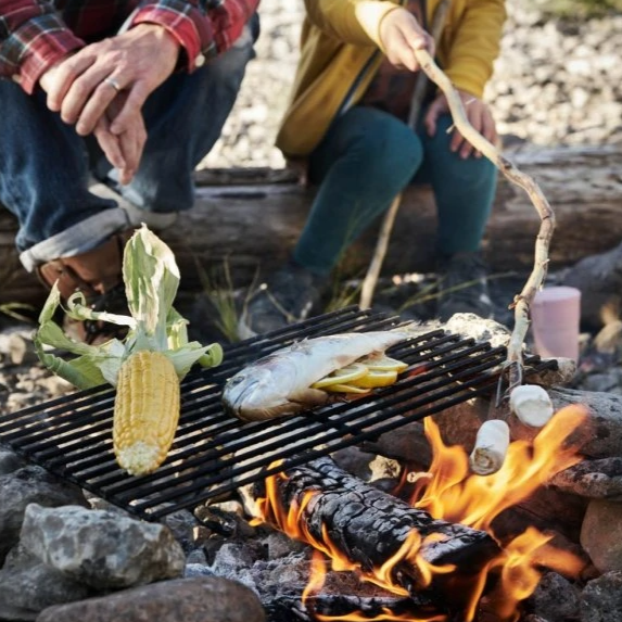 Light my fire 3dílná sada na rozdělání ohně FireLighting Kit 3pcs hazyblue/rustyorange - křesadlo