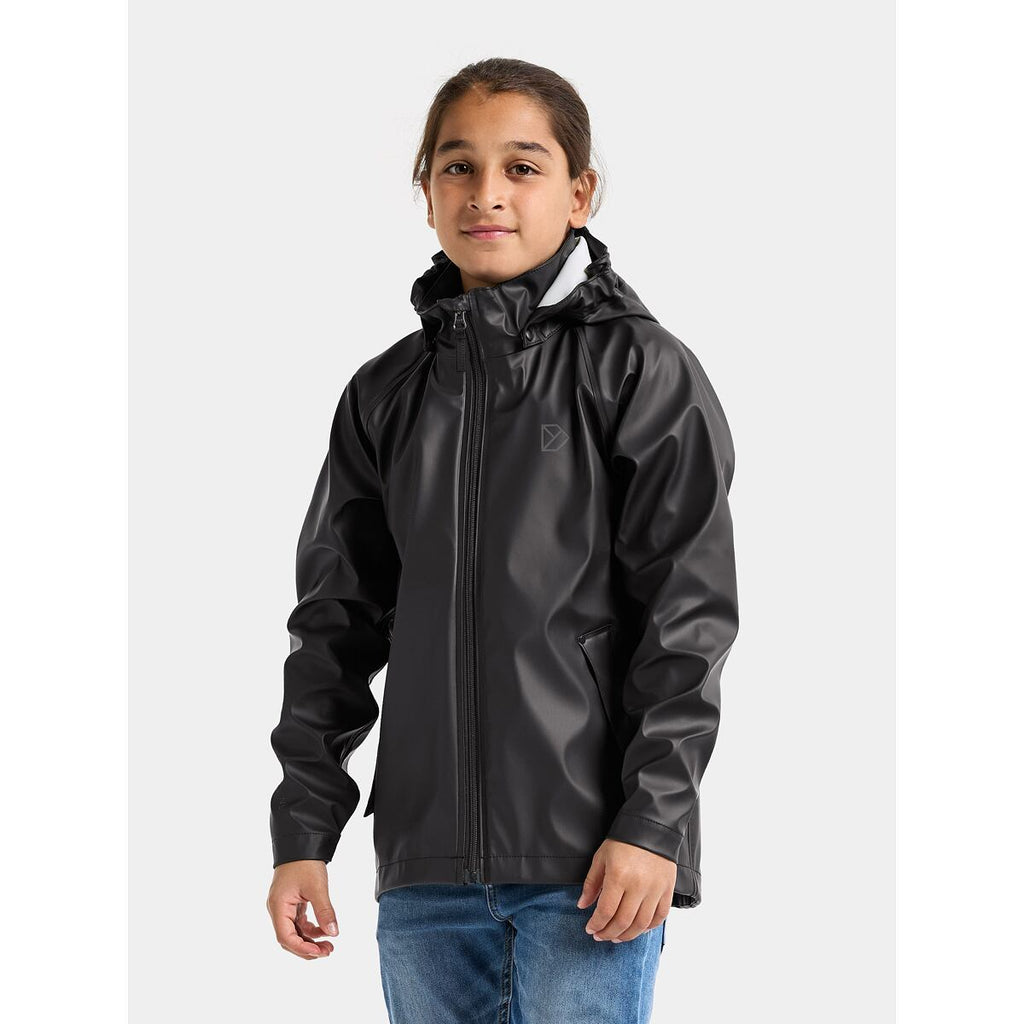 Didriksons Dětská bunda do deště Hepta black