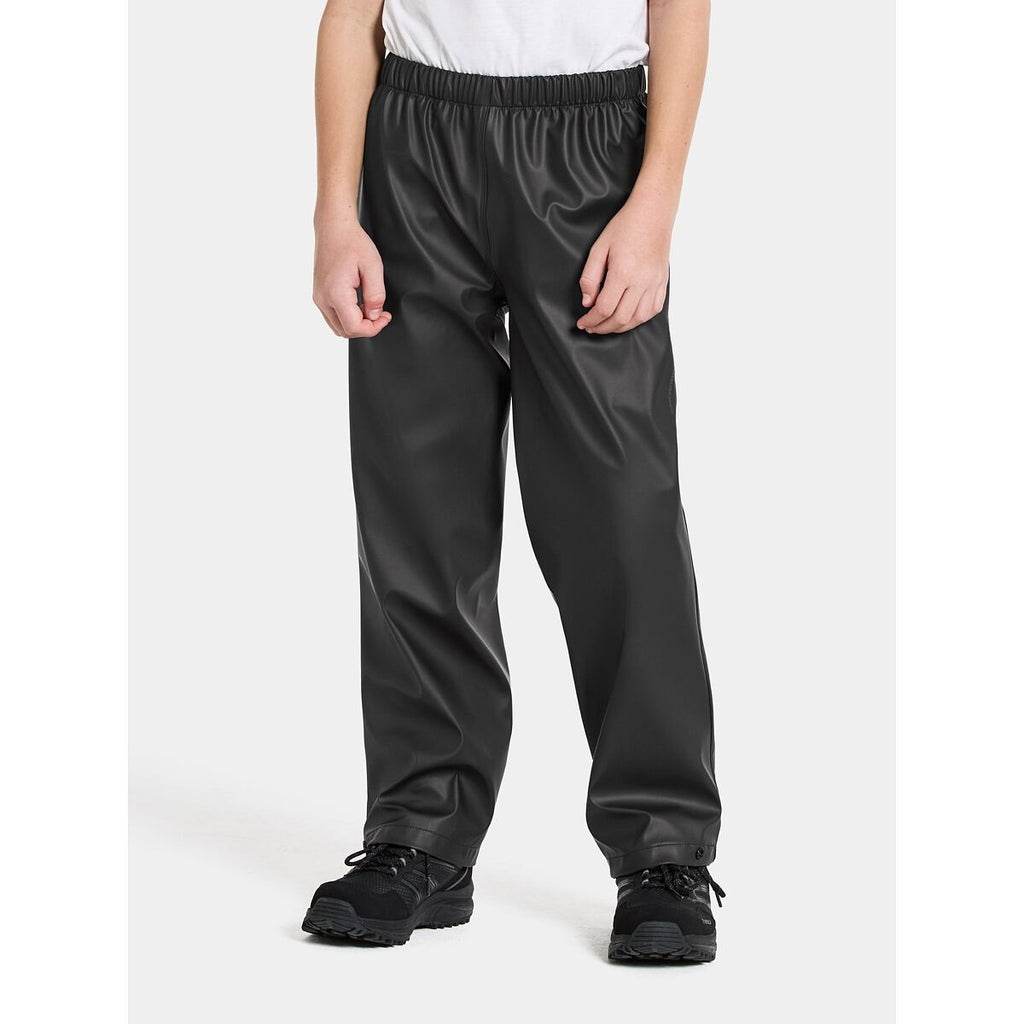 Didriksons Dětské kalhoty do deště Hepta black
