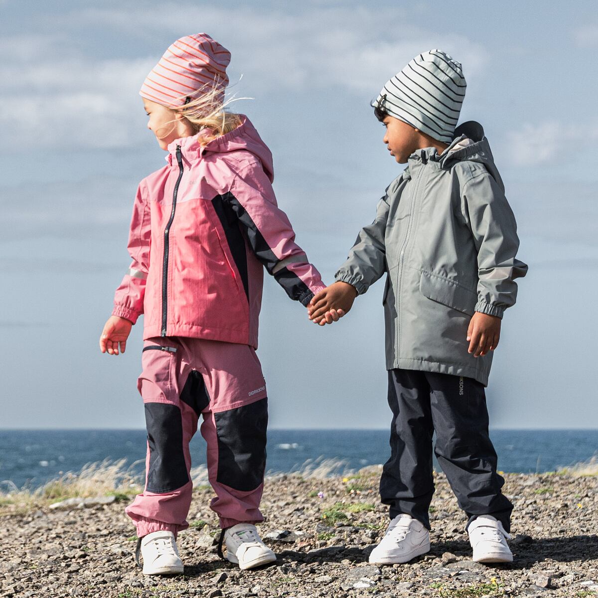 Didriksons Dětská nepromokavá bunda Norma factory blue - ROSTOUCÍ