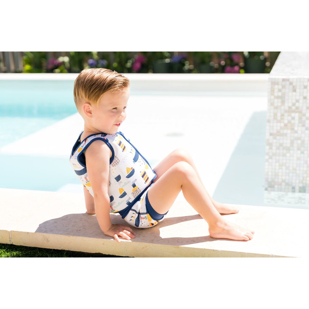 Splash About Dětské plenkové plavky Happy Nappy Tug Boats