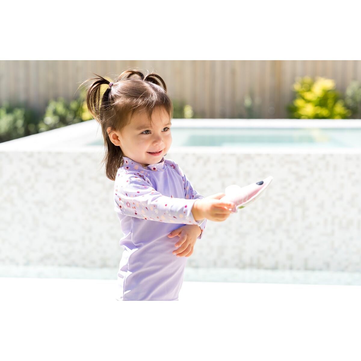 Splash About Dětské UV tričko dlouhý rukáv Lilac Spring