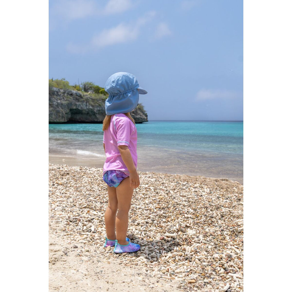 Playshoes Dětské barefoot boty do vody Batik - turquoise