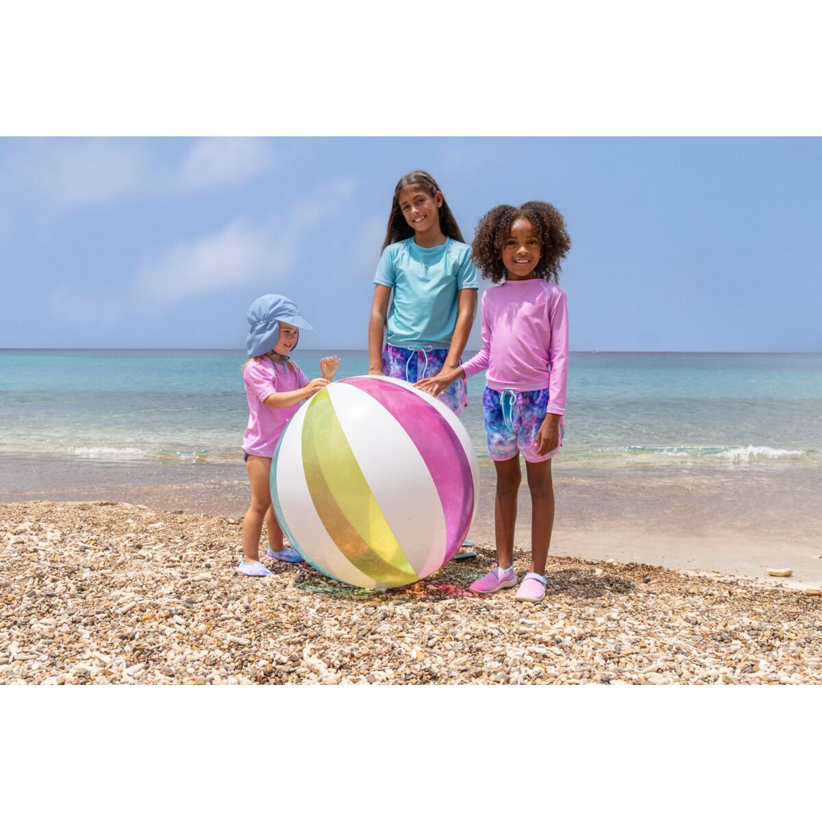 Playshoes Dívčí UV kraťasy Batik - turquoise