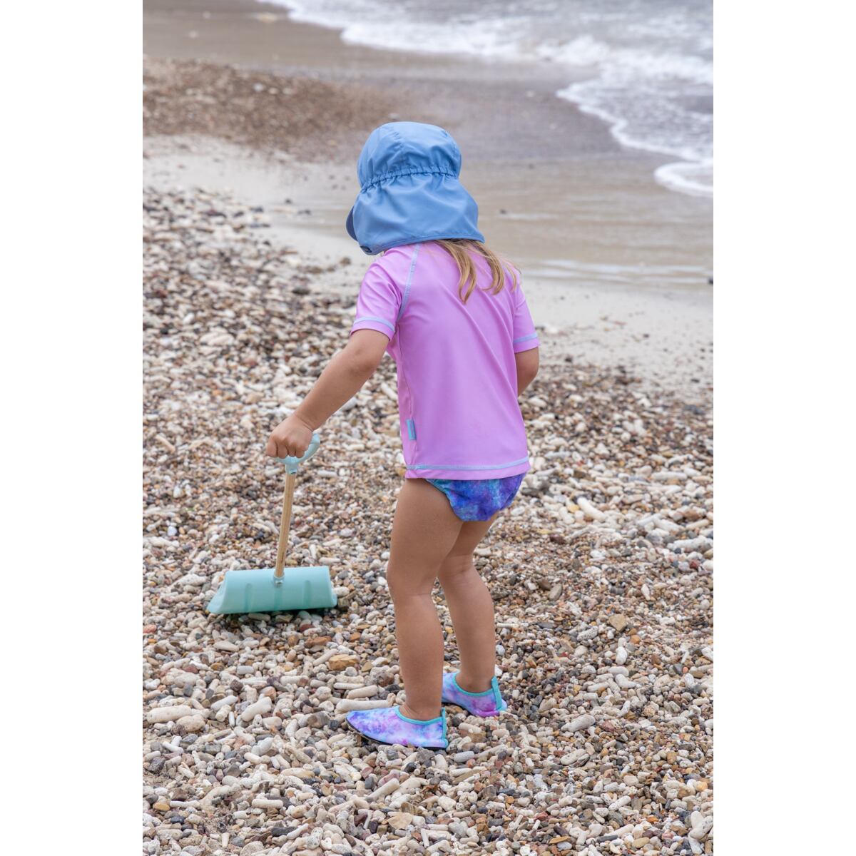 Playshoes Dětské barefoot boty do vody Batik - turquoise