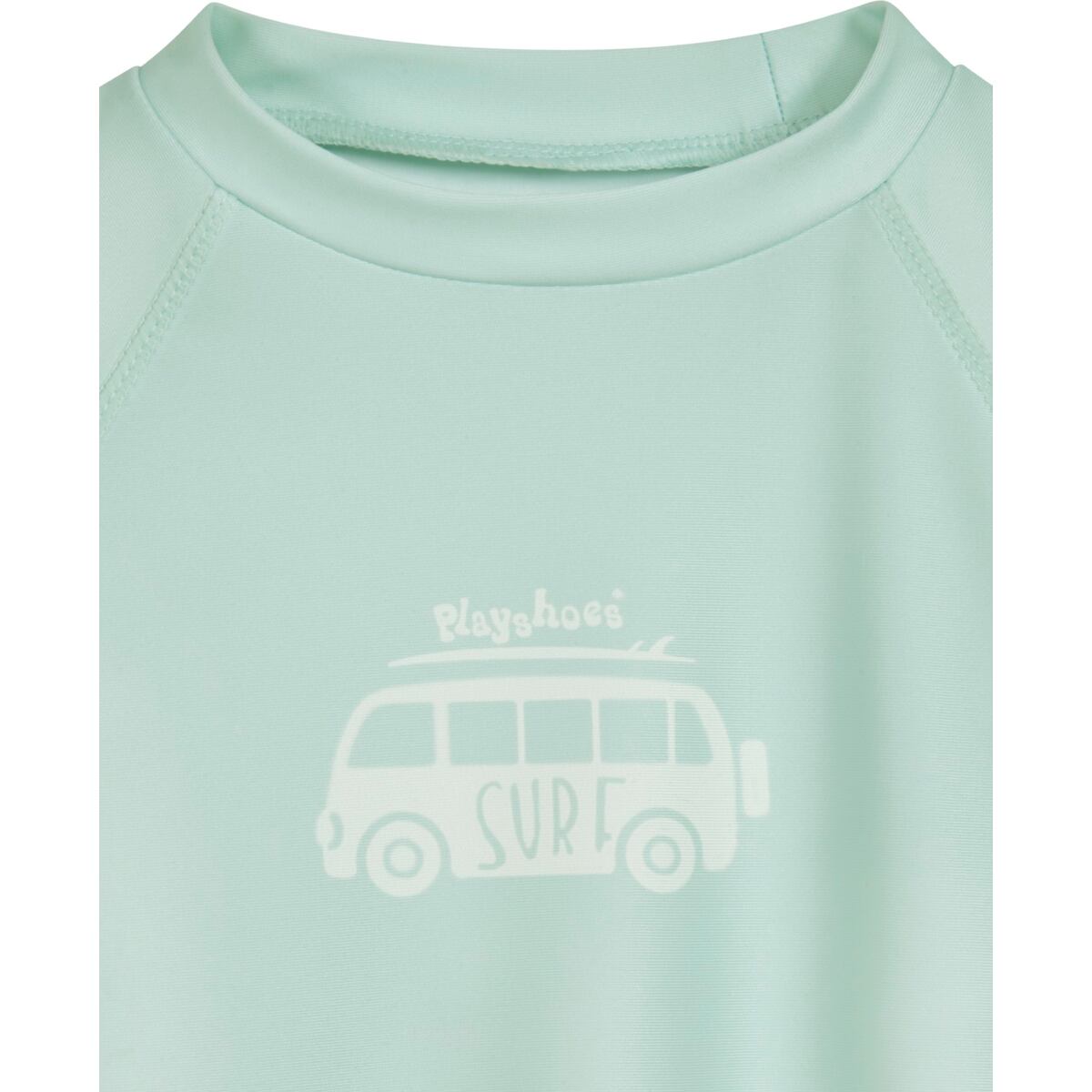 Playshoes Dětské UV tričko Surfbus mint green - dlouhý rukáv
