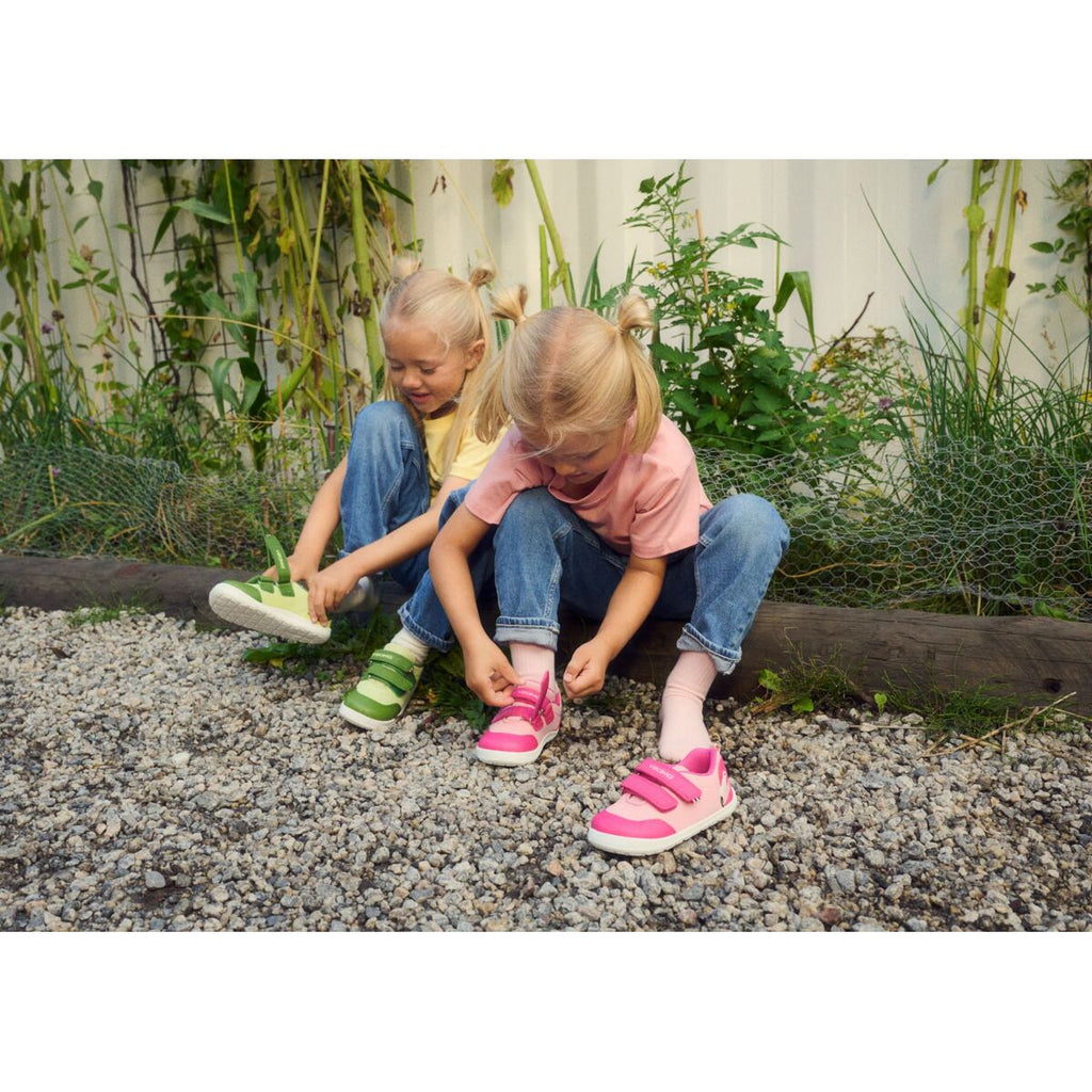 Viking Dětské boty Alv barefoot Paw 2V light pink / magenta