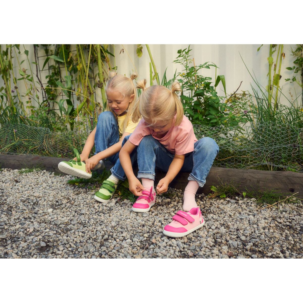 Viking Dětské boty Alv barefoot Paw 2V light pink / magenta